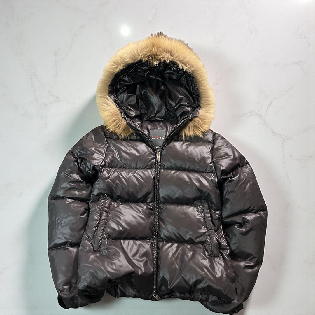 デュベティカ Adhara ダウンジャケット ブラック ラクーンファー Y2K