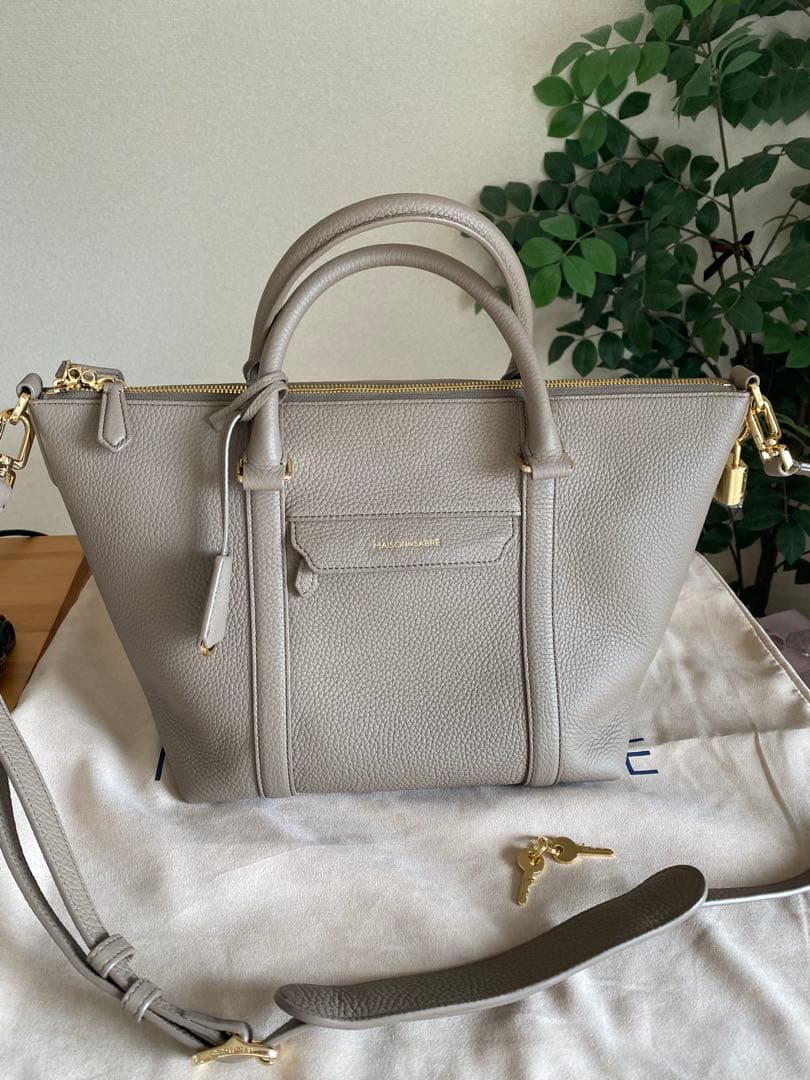 メゾンドサブレ-スモールトラベルトートCashmereClay