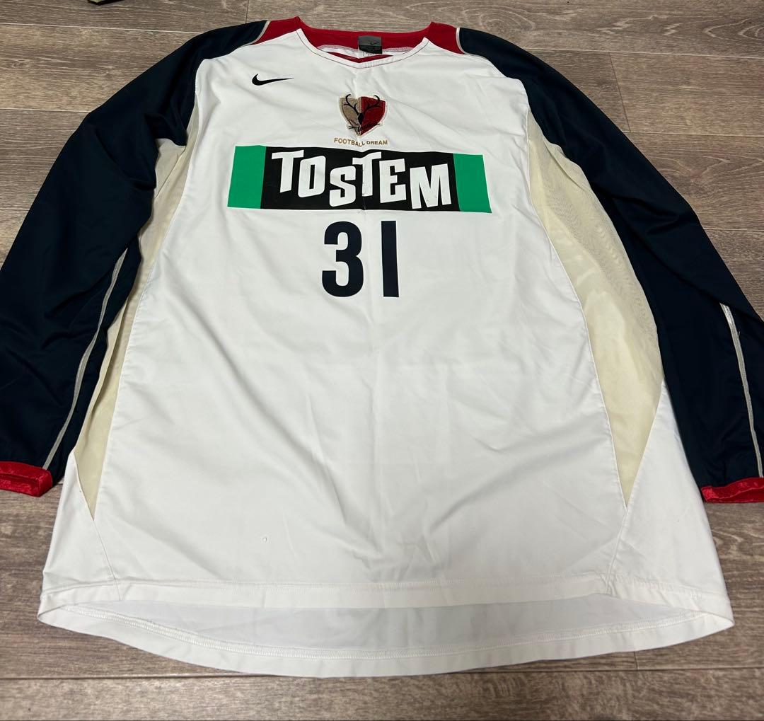 選手支給品 鹿島アントラーズ　ユニフォーム　アウェイ長袖XXL 2005