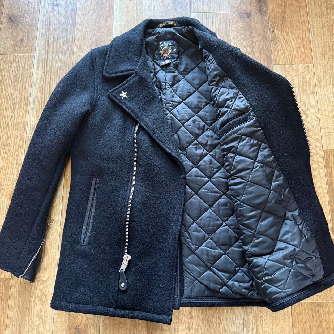 【美品】Schott ショット　シングル　シルバースター　アメリカ製