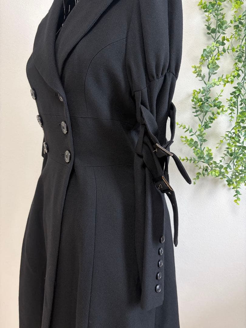 BPN BLACK PEACE NOW ゴシック トレンチコート アシンメトリー