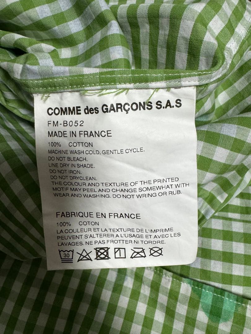 S*T様 COMME des GARCONS SHIRT2024SS シャツ