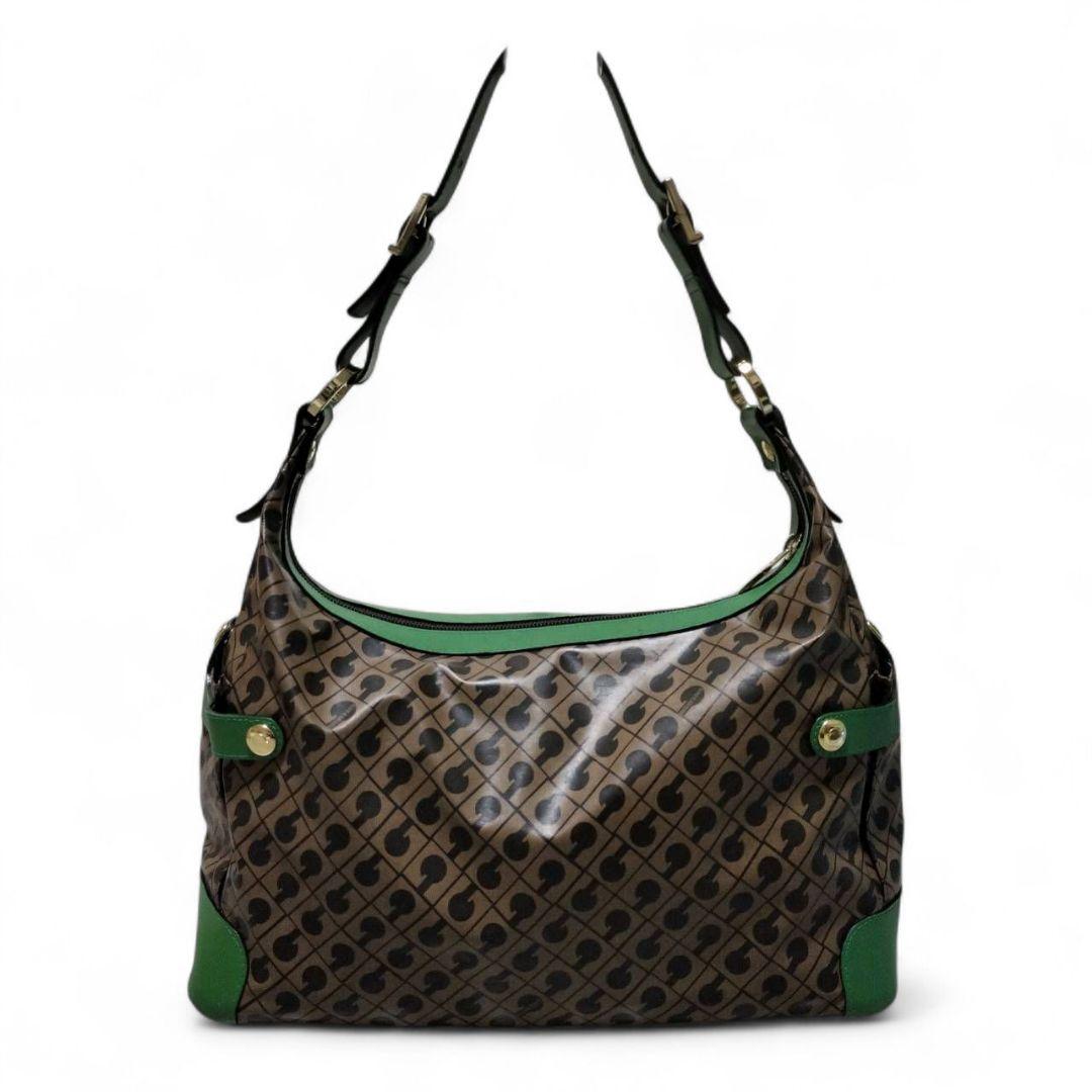 未使用級 ゲラルディーニ トートバック ワンショルダー ソフティ ハーフムーン