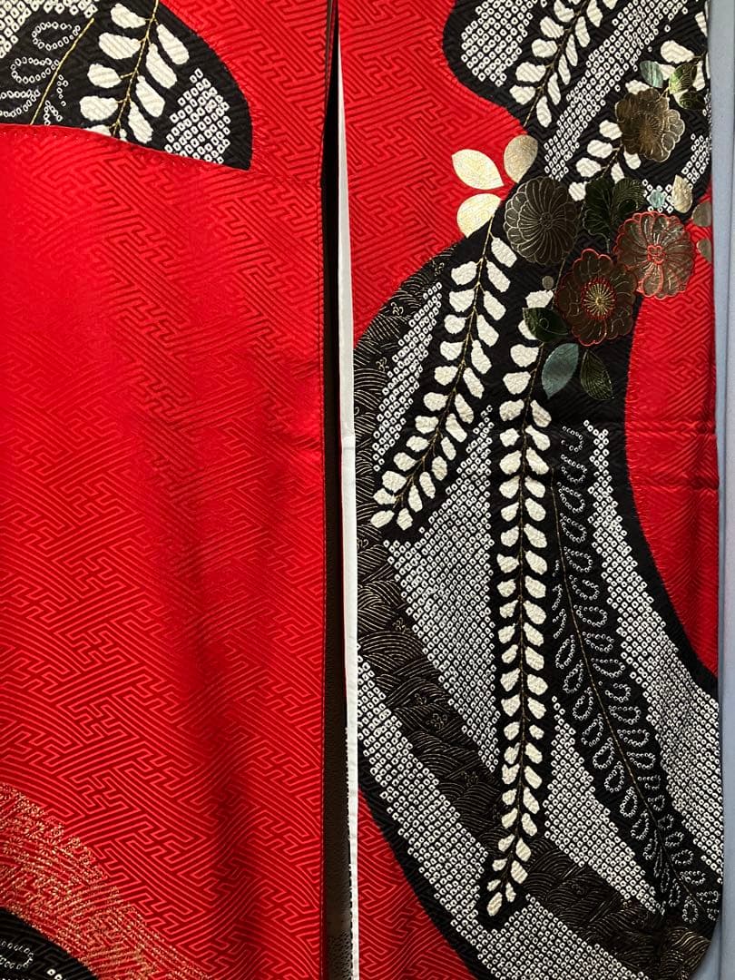 成人式　卒業式　正絹振袖、袋帯セット