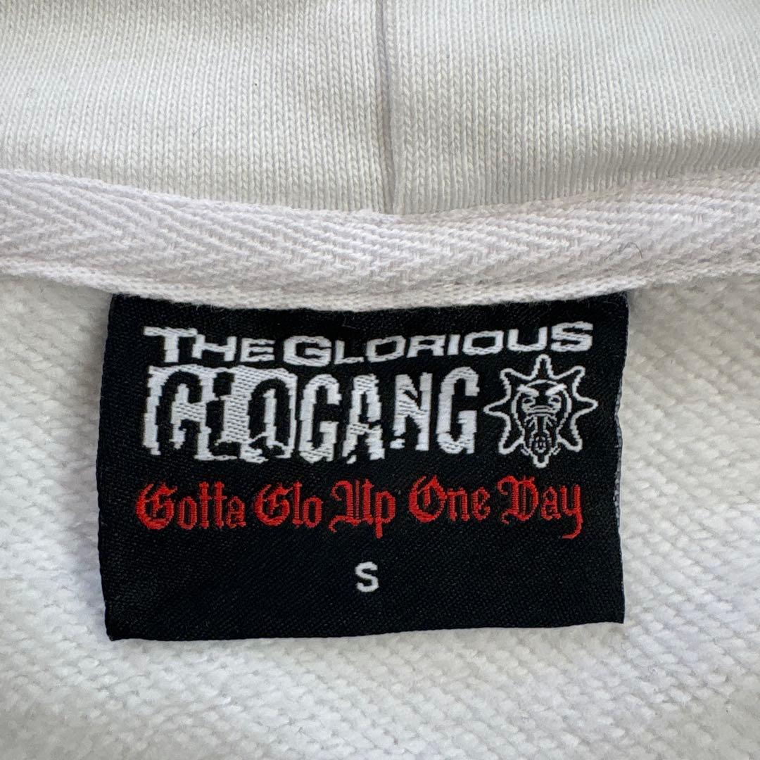 Glo Gangラインストーンフーディーパーカー