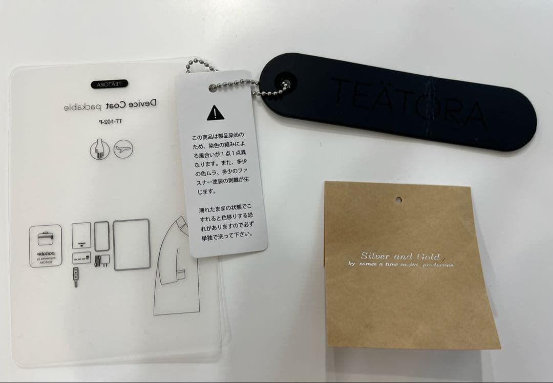 TEATORA DEVICE COAT PACKABLE 4 ネイビー