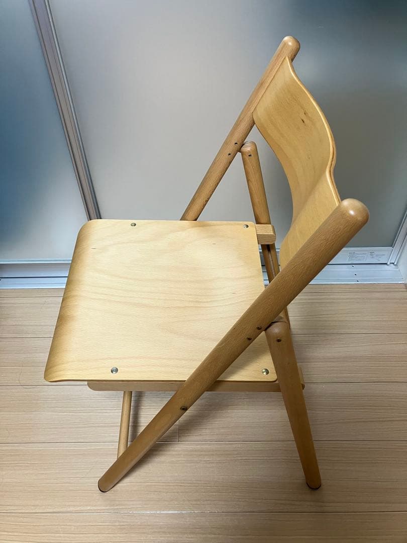 【廃盤】無印良品 ブナ材 折りたたみチェア