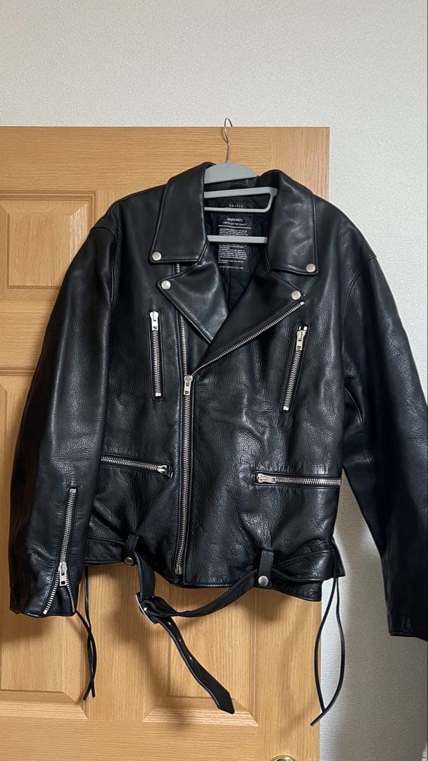 unused ライダース レザージャケット　サイズ2