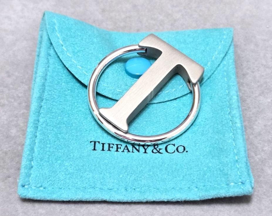 ティファニー　Tモチーフ　SV925　キーリング　保存袋付　41565