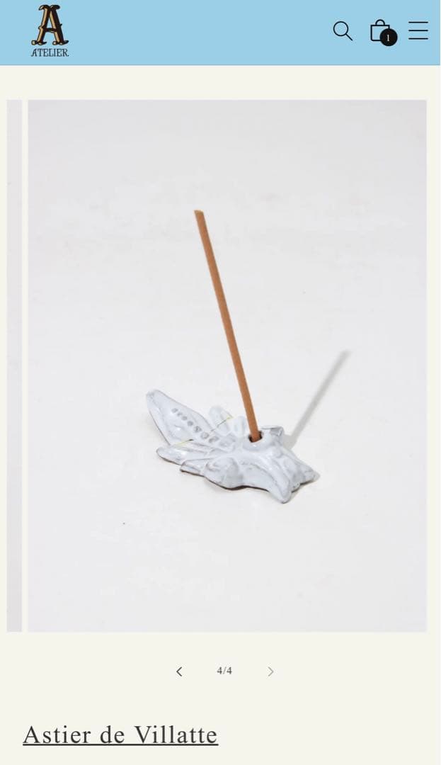 アスティエ　インセンス　オペラ　お香立てた付き