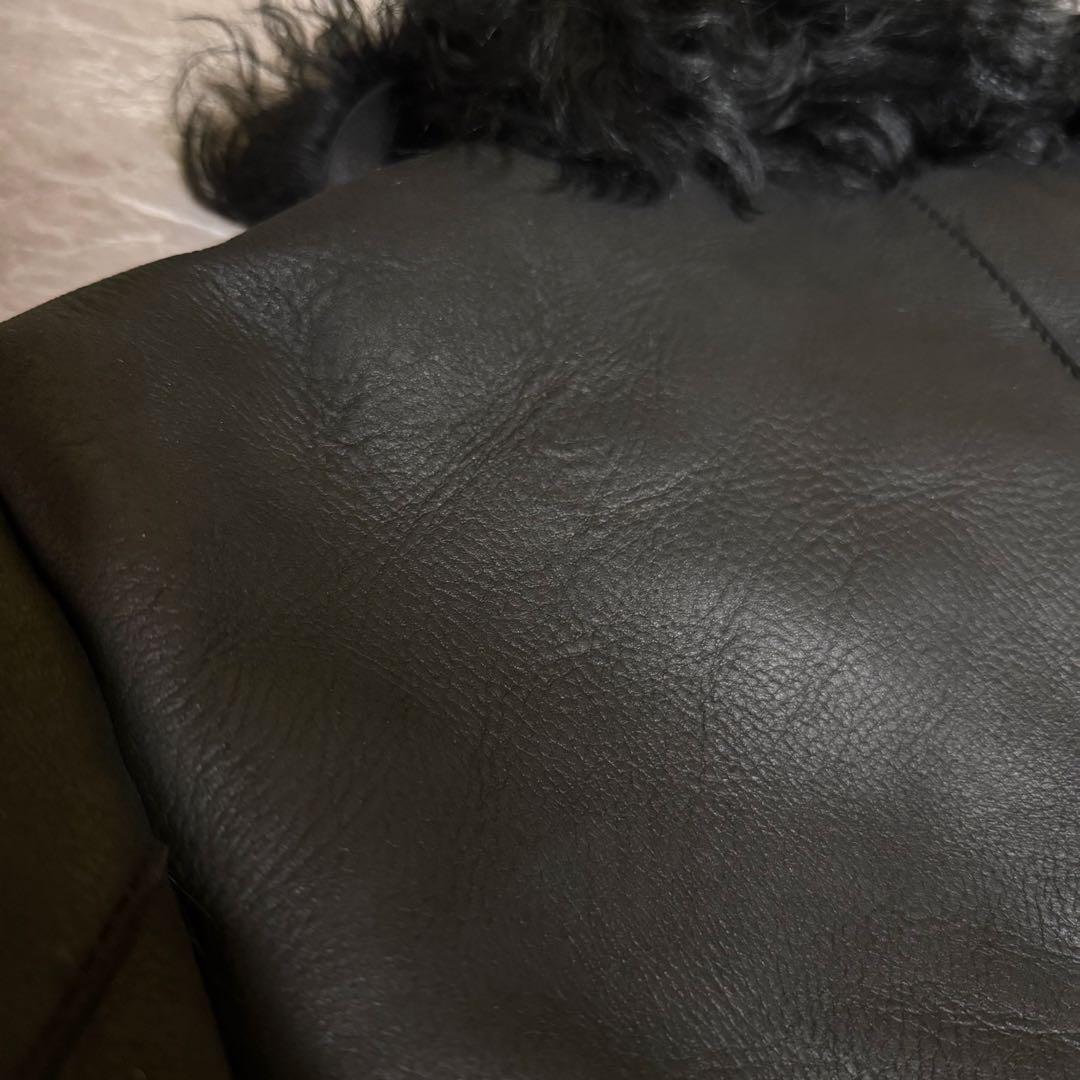 ジャケット・アウター archive shellac mouton leather jacket