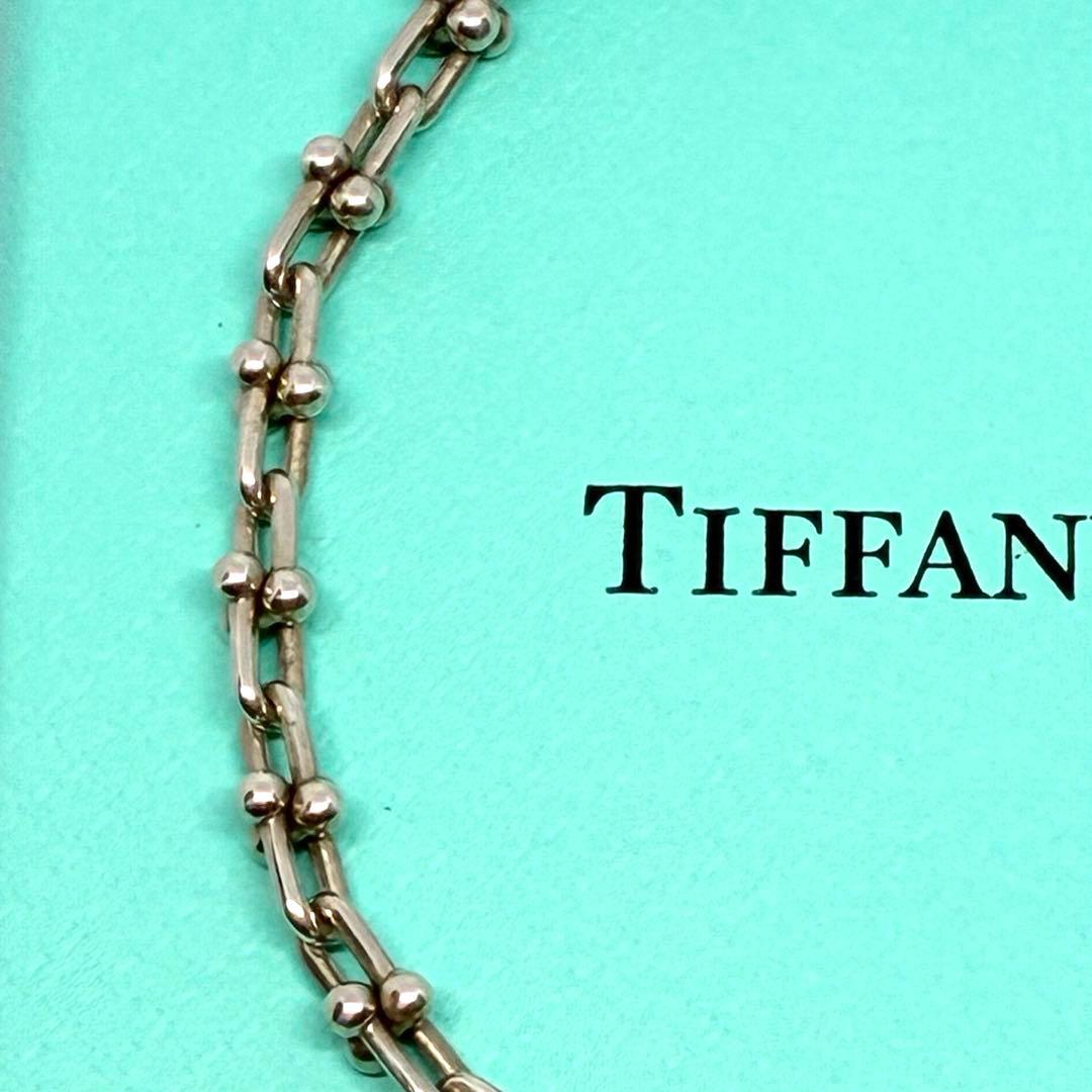 【美品】Tiffany ブレスレット マイクロ リンク ラージ Ag925