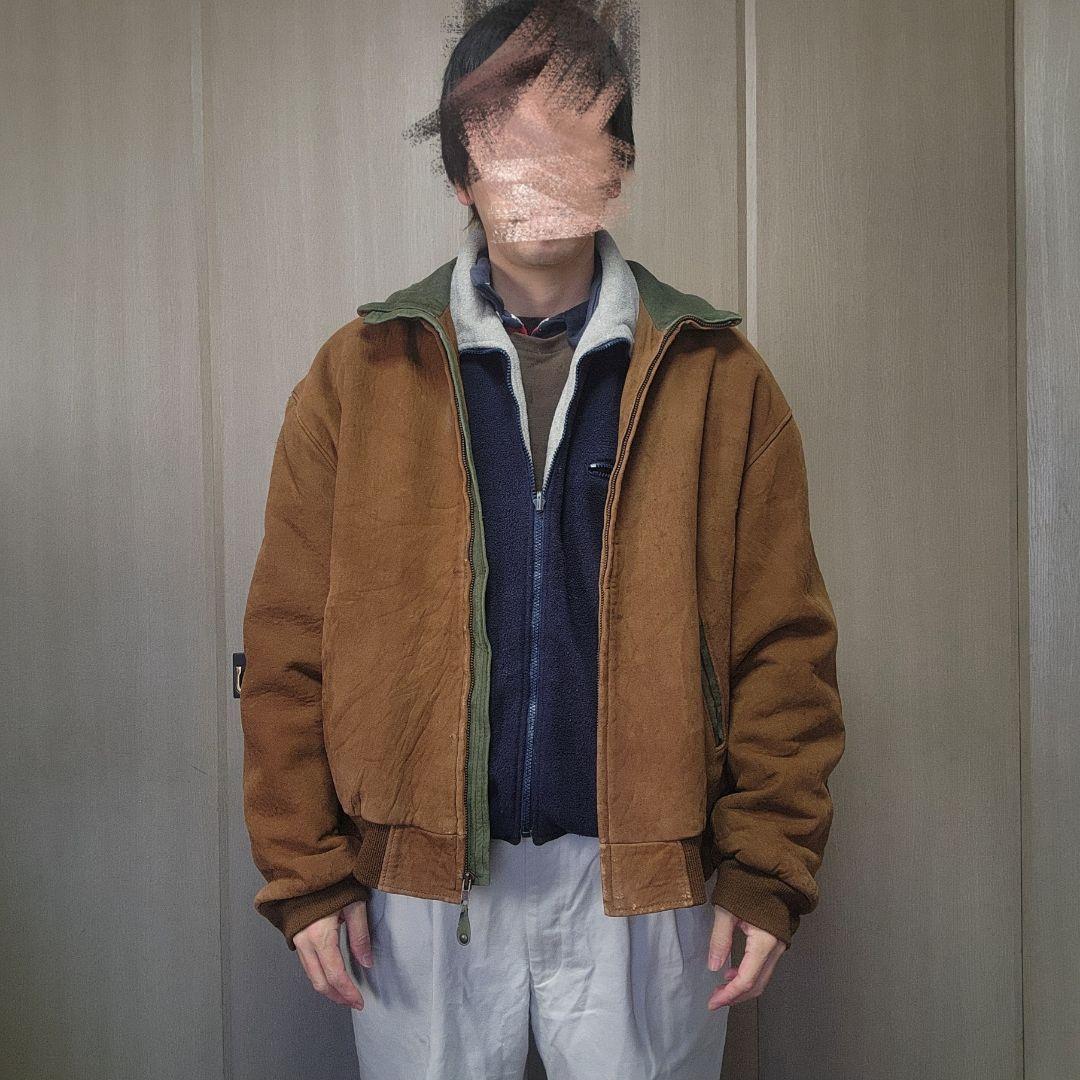 L.L.bean レザージャケット　スウェード　ヌバック　XL