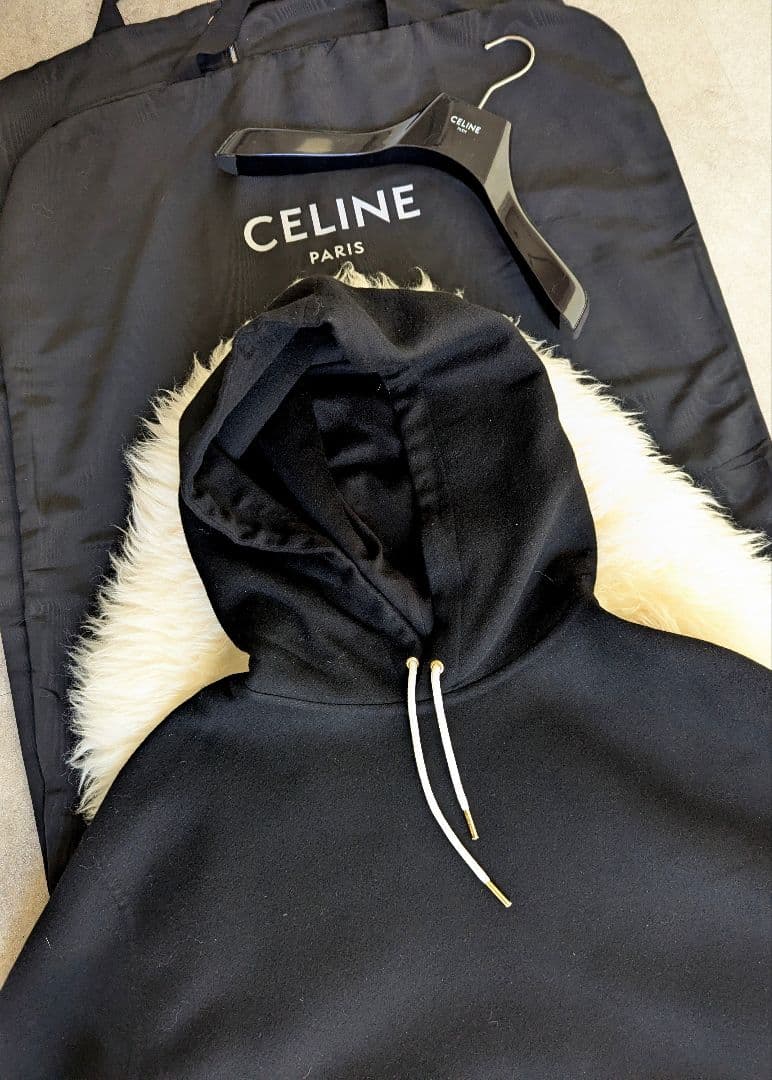 N**様 新品　稀少モデル　セリーヌ　カシミア100％　ダブルフェイス　プルオー