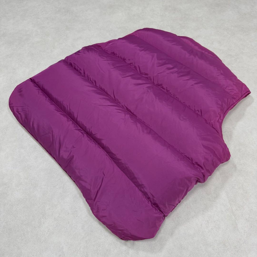 古着 80s エルエルビーン ダウンベスト ジャケット パープル 紫 ①