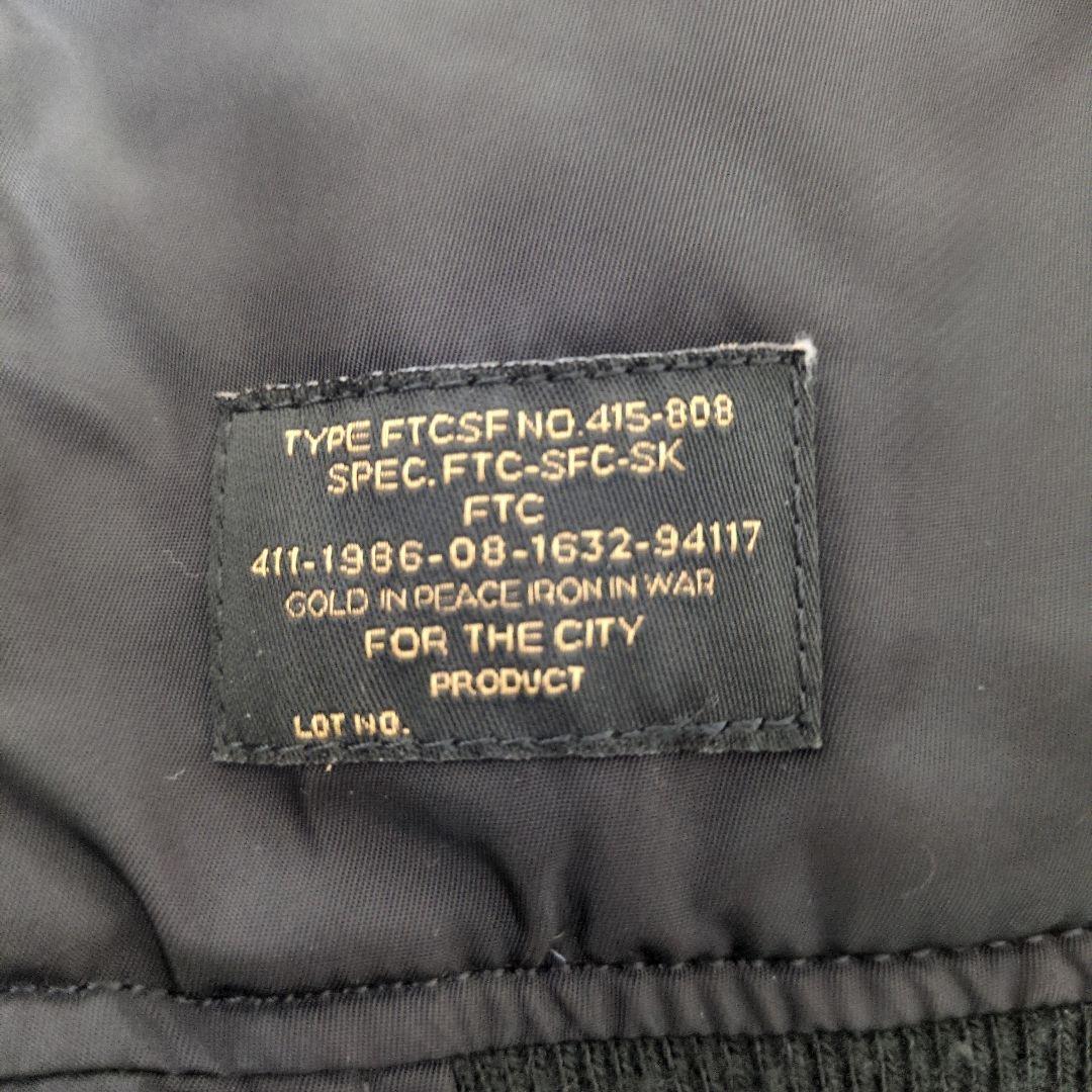 FTC アルファインダストリーズ MA-1 コラボ リバーシブル M ワッペン