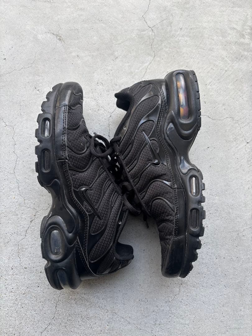 靴 NIKE AIR MAX PLUS BLACK/BLACK-BLACK