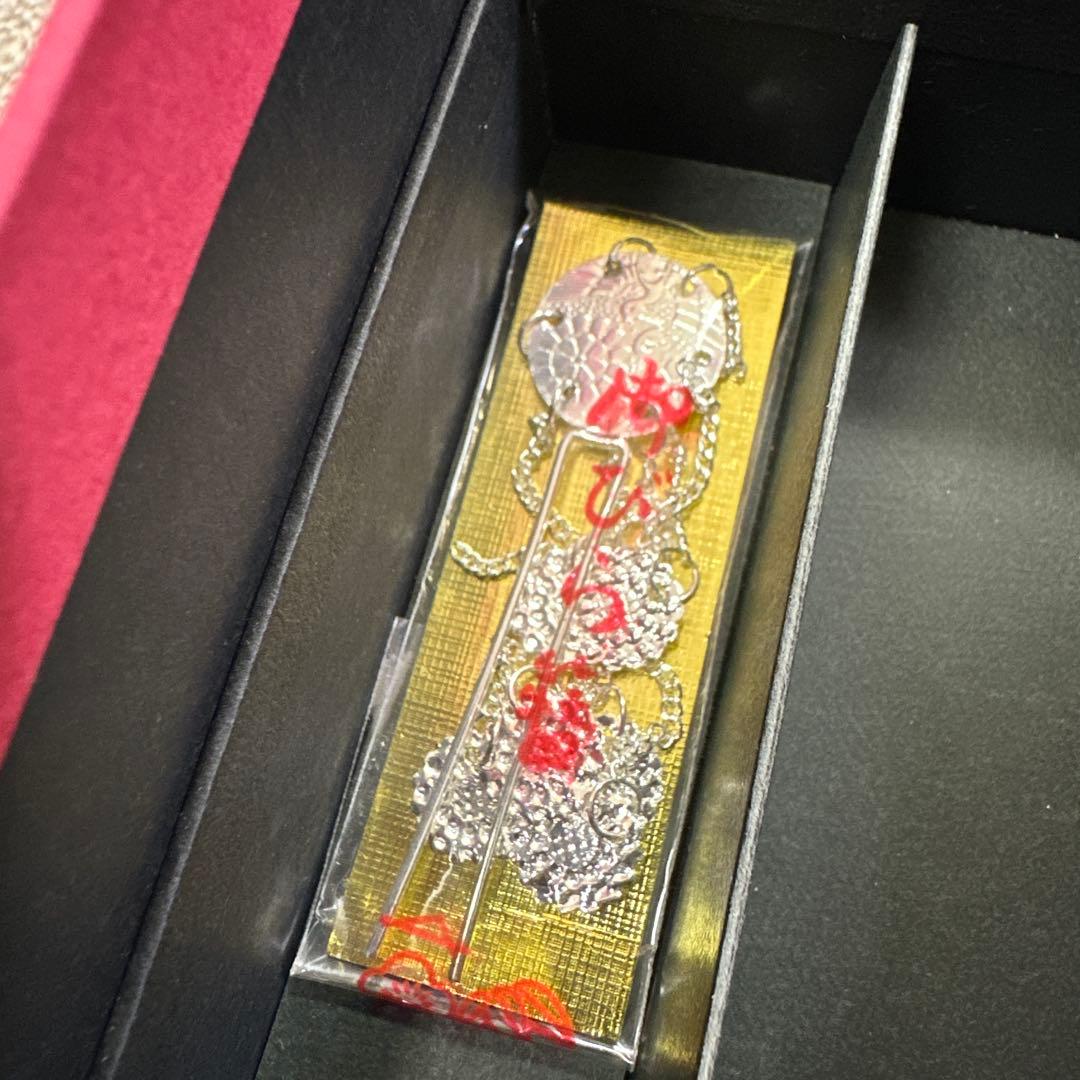 新品 高級 正絹 七五三 草履バック 箱迫セット 白地 Lサイズ 7歳 973