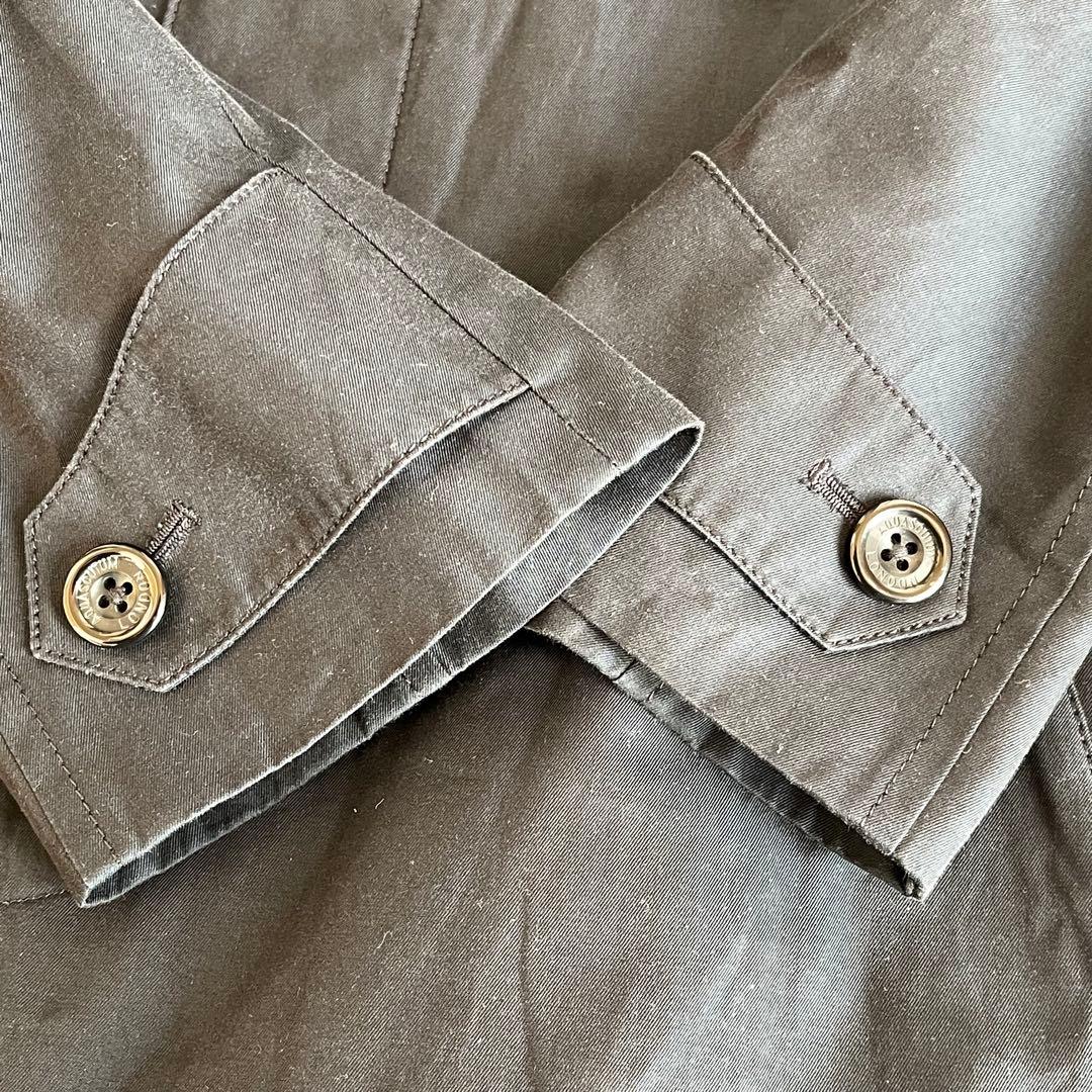 ✨現行✨アクアスキュータム ロンドン ステンカラーコート クラブチェック 黒38