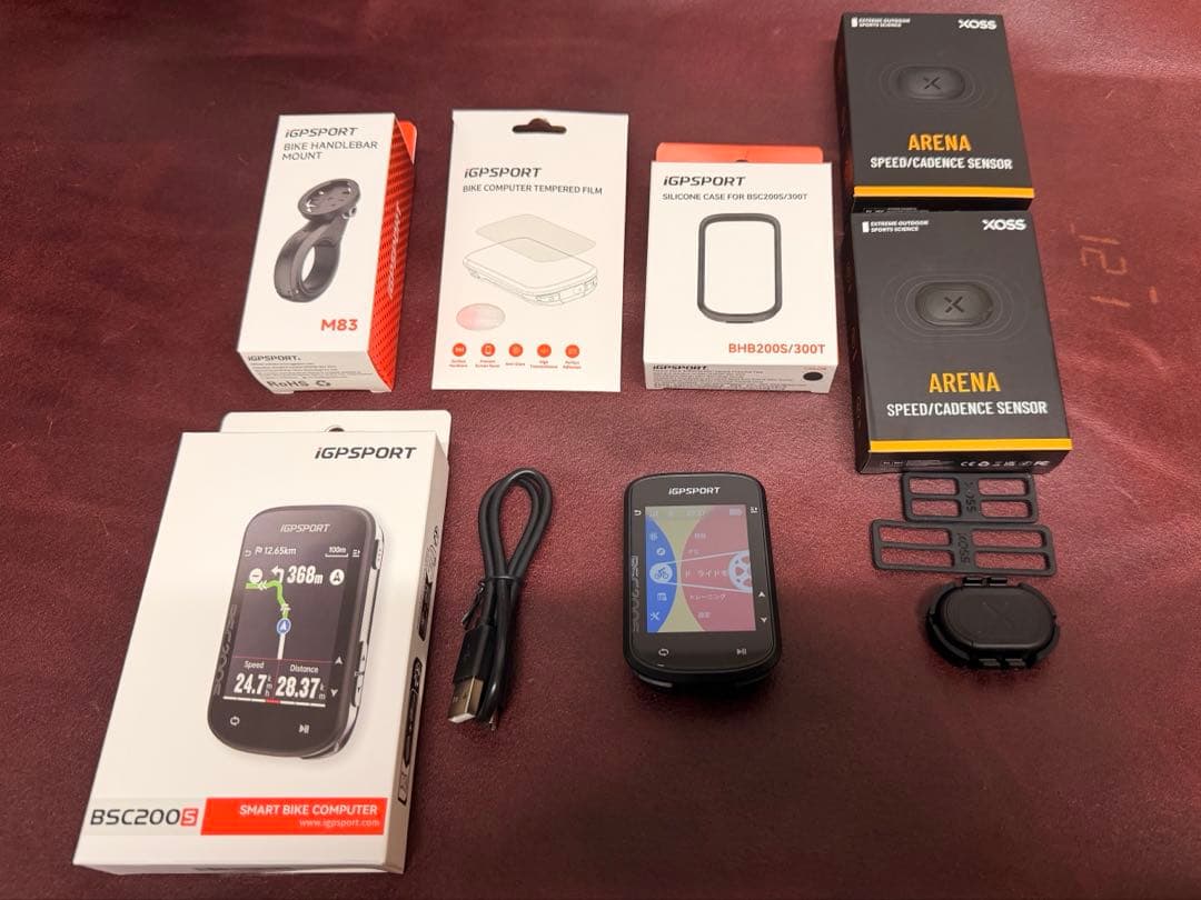 【未使用に近い】iGPSPORT BSC200S センサー2個付き