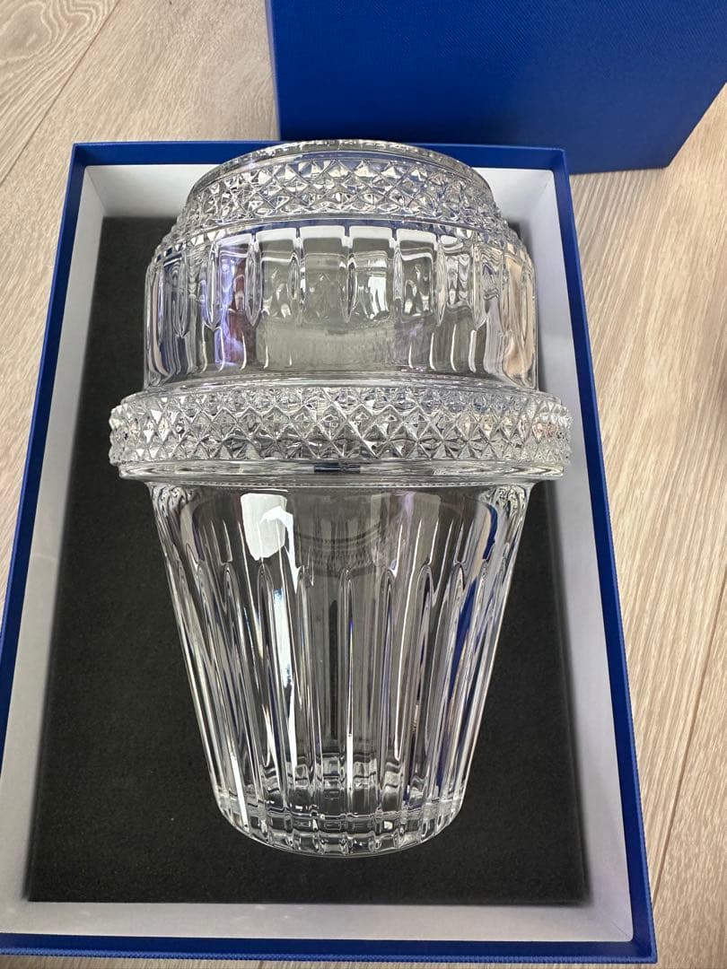 STOLOUIS/エルメス￼ マトリス ベース クリアガラス 花瓶 新品未使用