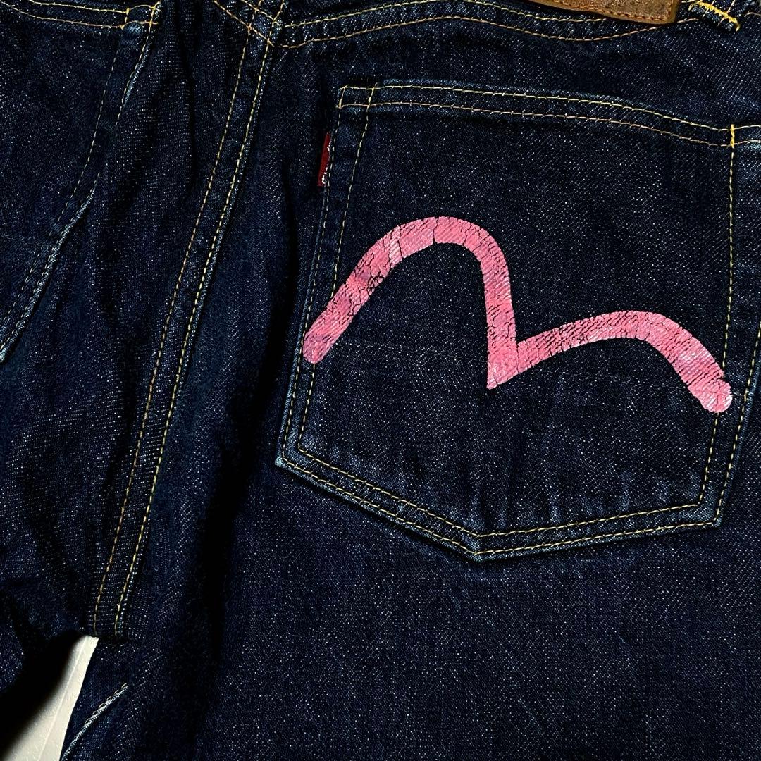 エヴィス EVISU ジーンズピンクカモメNo.1 lot.2001 29×32