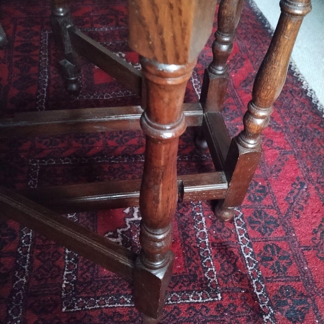 アンティーク　ゲートレッグテーブル　バタフライテーブル　イギリス　英国　小振り