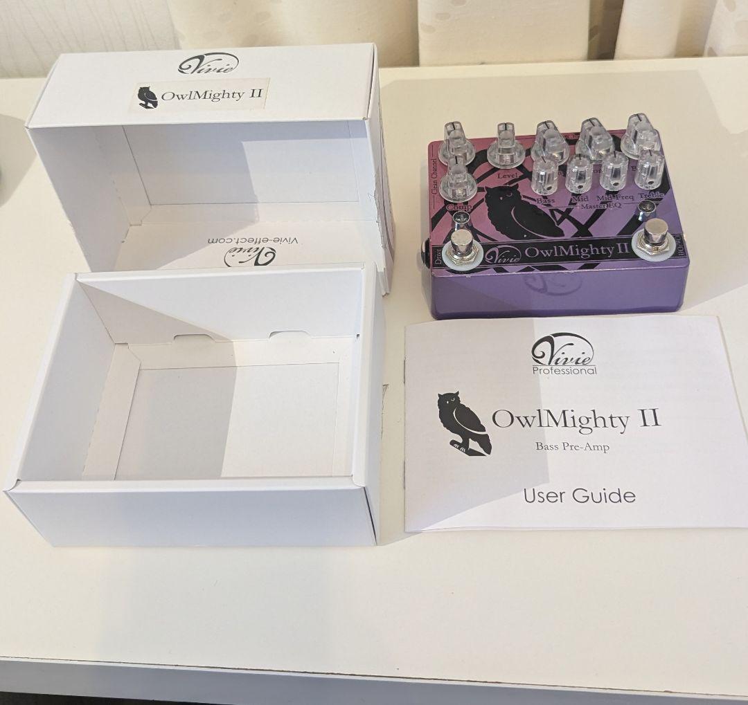 ​【廃盤・動作良好】Vivie OwlMighty II ベース用プリアンプ