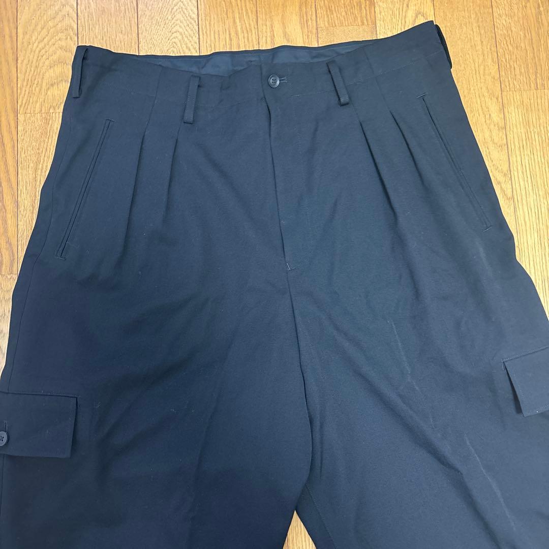 Yohji Yamamoto POUR HOMME ウールギャバジンパンツ