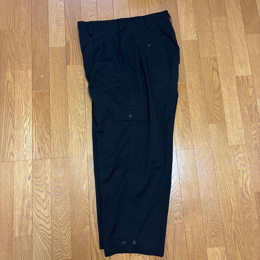 Yohji Yamamoto POUR HOMME ウールギャバジンパンツ