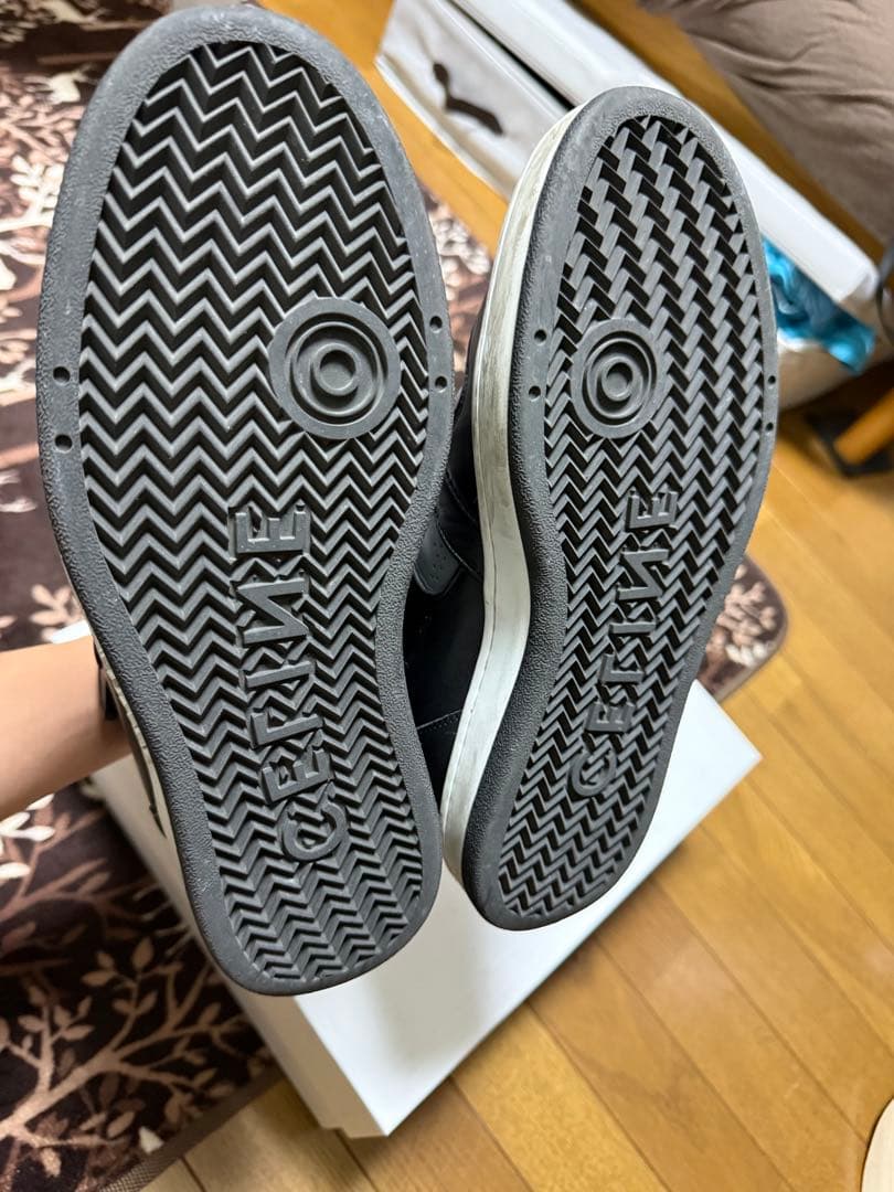 即購入⭕️ CELINE ハイカットスニーカー グレー ホワイト ブラック