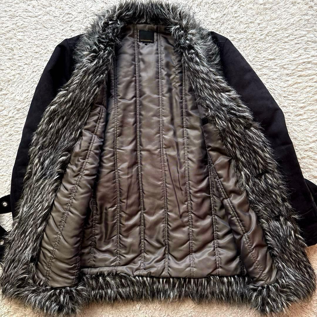 ★希少XLサイズ★ bareback realdress ファー トレンチコート