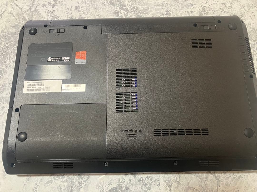 mouse computerノートPC ブラック本体 ACアダプター・マウス付き