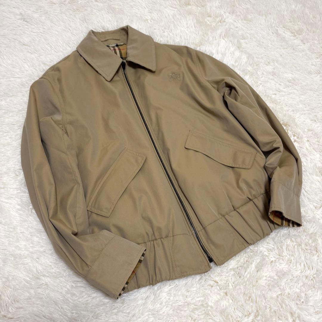 ▪️BURBERRY London England スイングトップ　リバーシブル