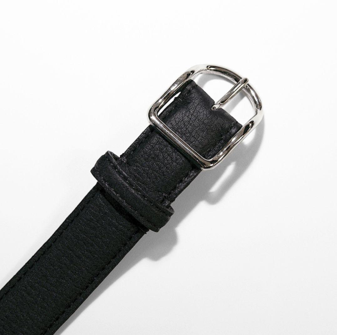 ERA. イーラ SHRINK AUTHENTIC BELT 黒 ベルト J＆M