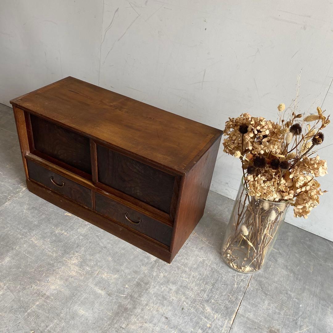 アンティーク 和箪笥 テレビ台 ローボード レトロ シャビー z419