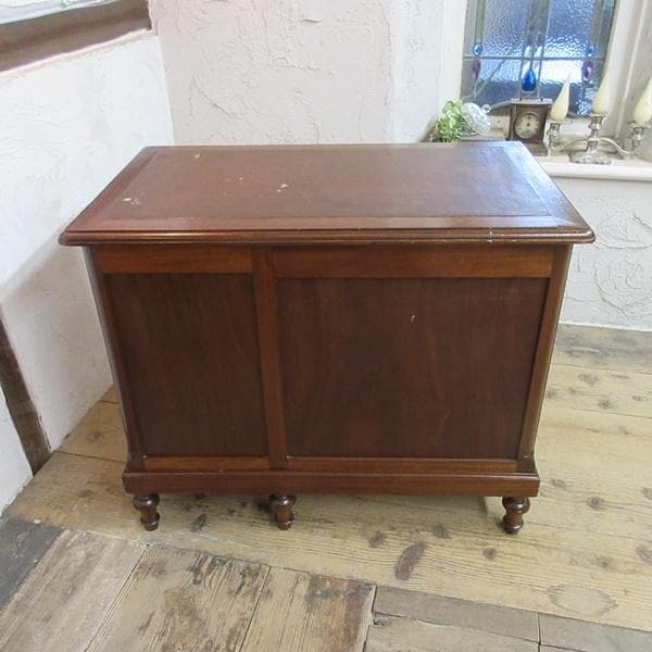 イギリス アンティーク 家具 レディーデスク 机 木製 マホガニー 6630d