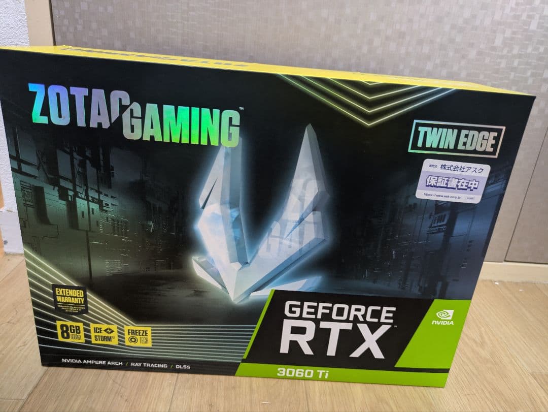 グラフィックボード・グラボ・ビデオカード RTX3060Ti ZOTAC Twin Edge