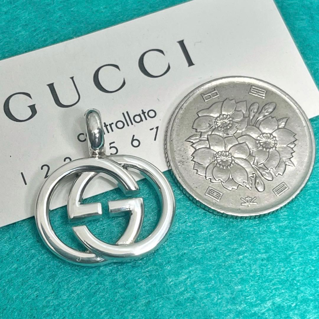 極美品‼️GUCCI インターロッキングペンダントS