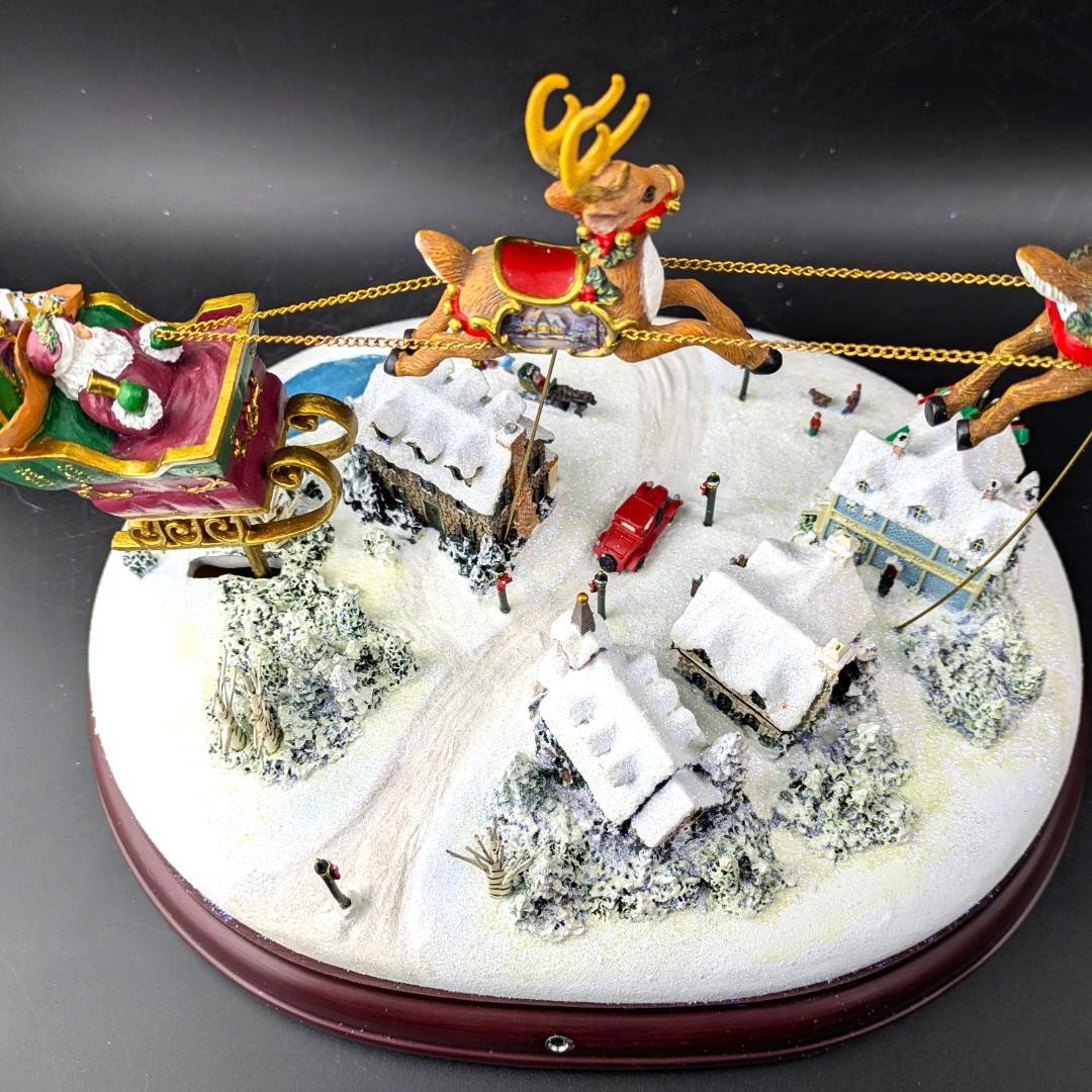 限定品 トーマスキンケード オルゴール サンタ オン ウェイ 箱・ 証明書付