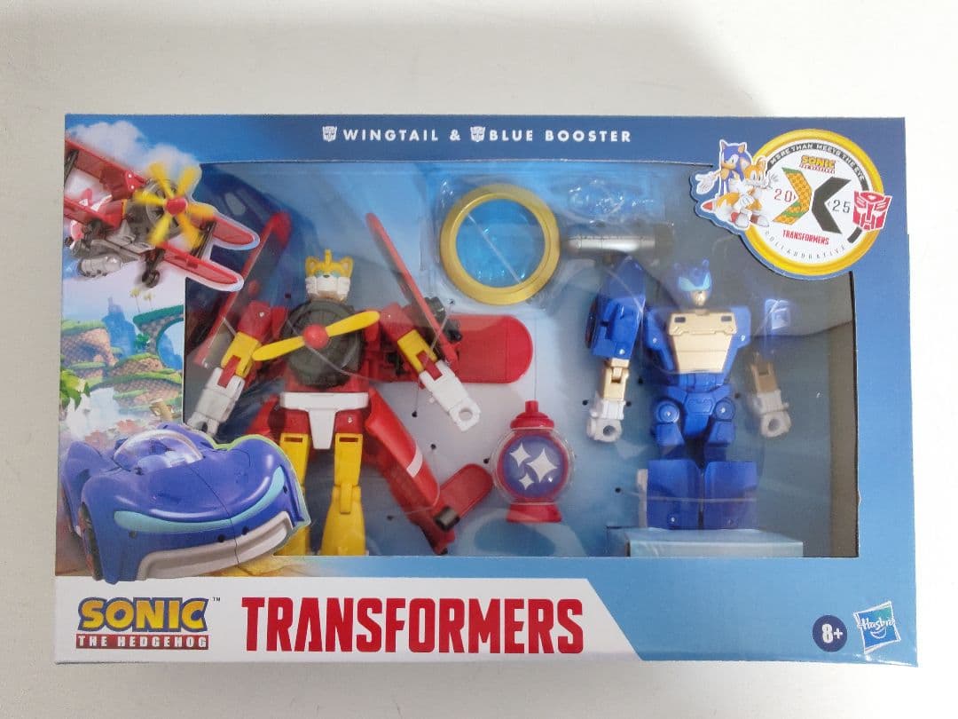 トランスフォーマー x ソニックコラボ ウイングテイル & ブルー ブースター