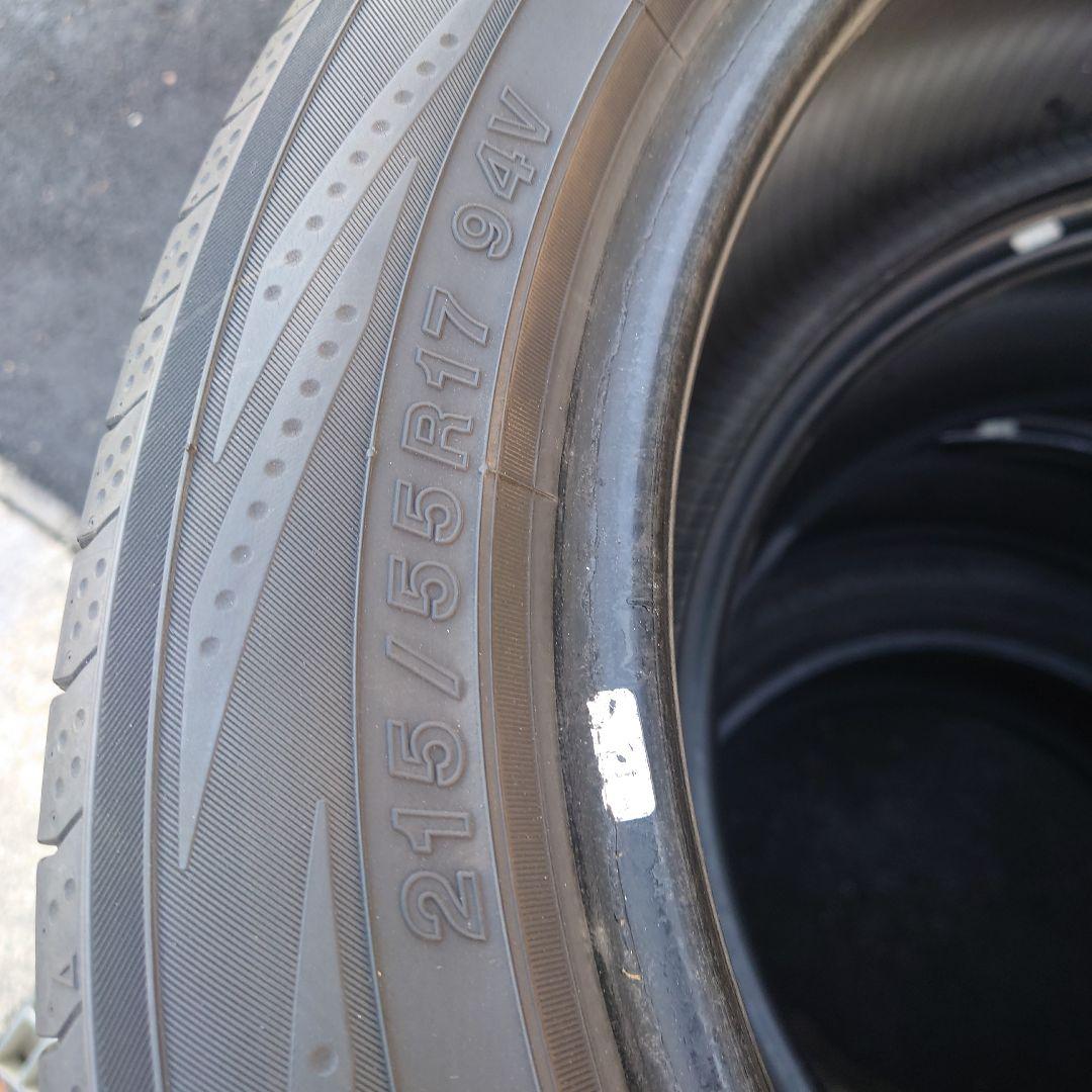 送料無料 215/55R17 ヨコハマ ブルースアース RV-02