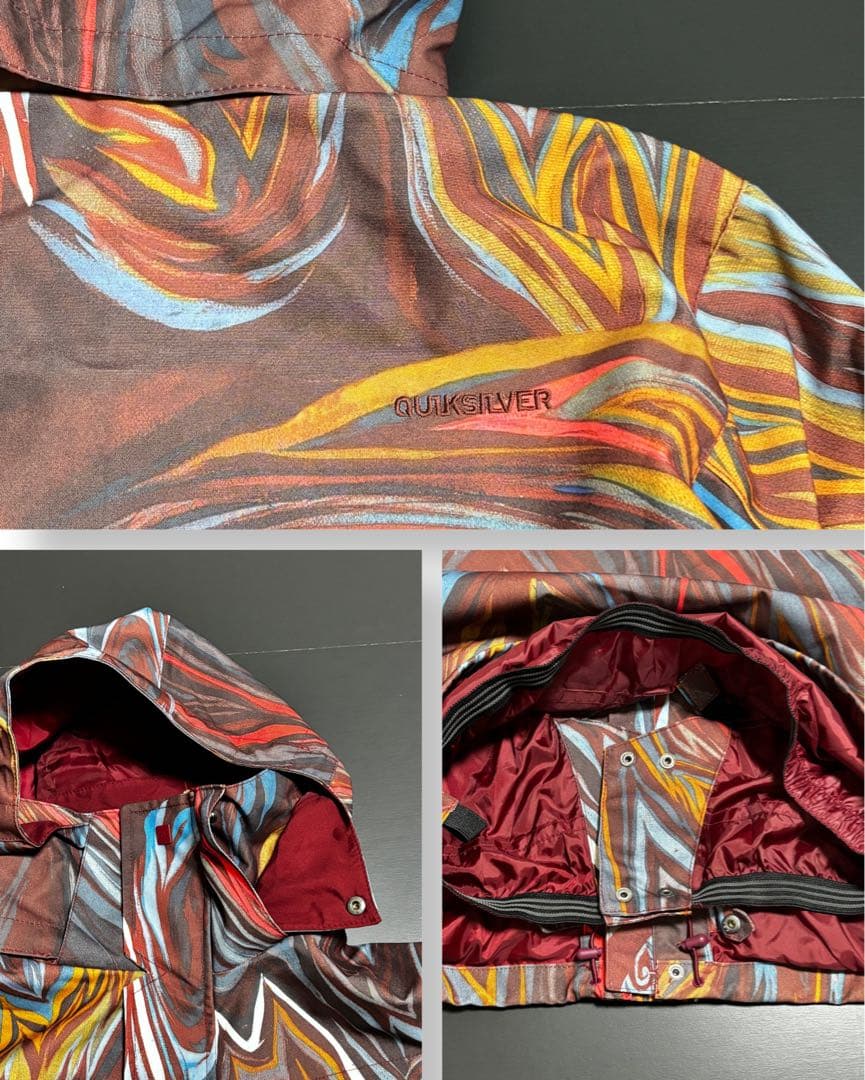 極美品 Quiksilver スノボウェア トラビスライスモデル セットアップS