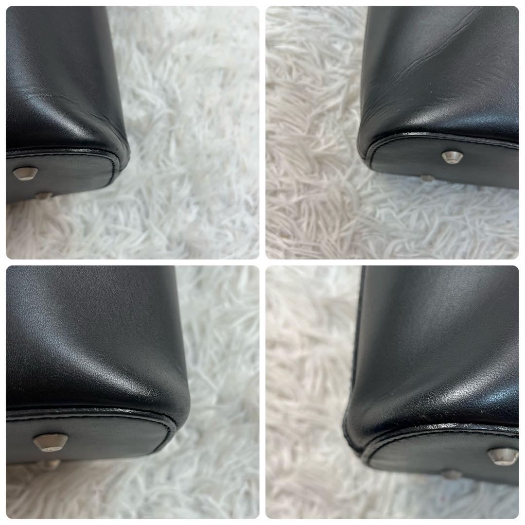 BURBERRY トートバッグ レザー ノバチェック 黒