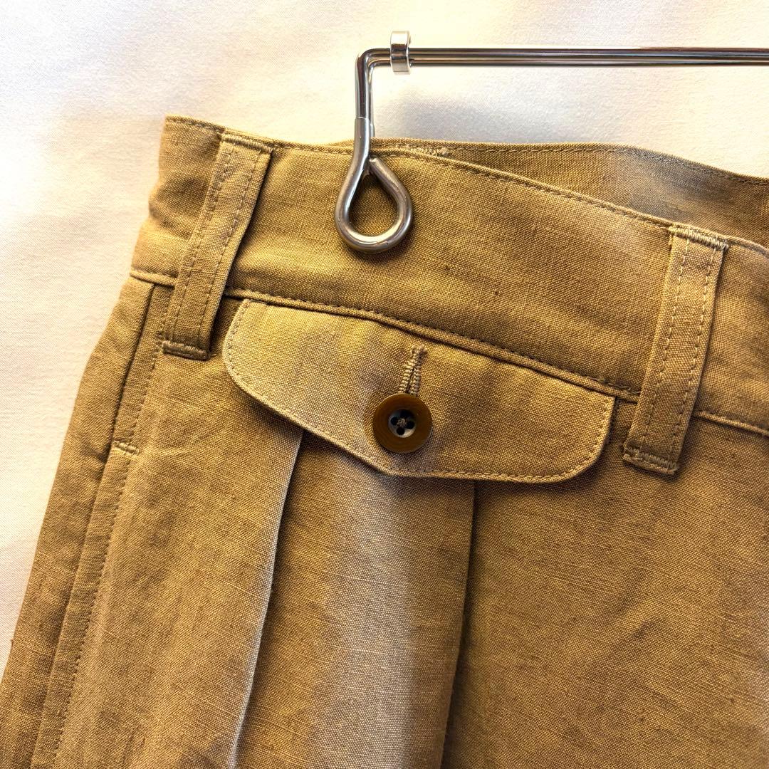 Y*a様 ナイジェルケーボン FOUR PLEAT PANT Khaki 30(