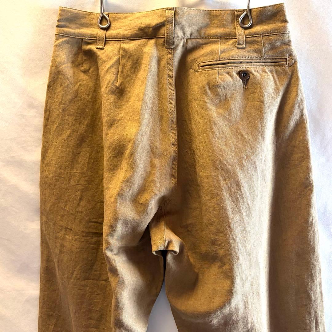 Y*a様 ナイジェルケーボン FOUR PLEAT PANT Khaki 30(