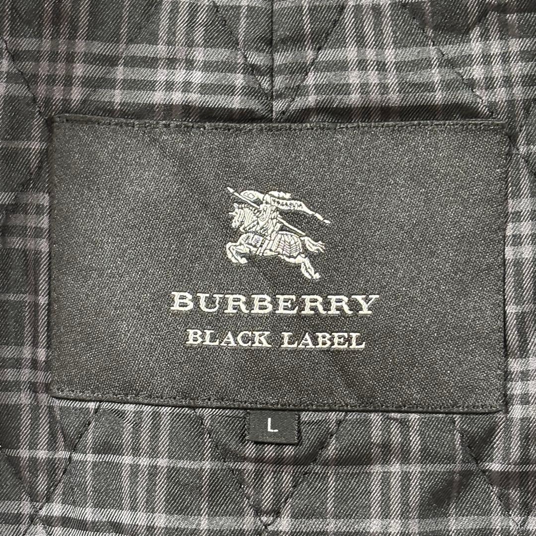 極希少 バーバリーブラックレーベル トレンチコート L ライナー付 ベルト 黒