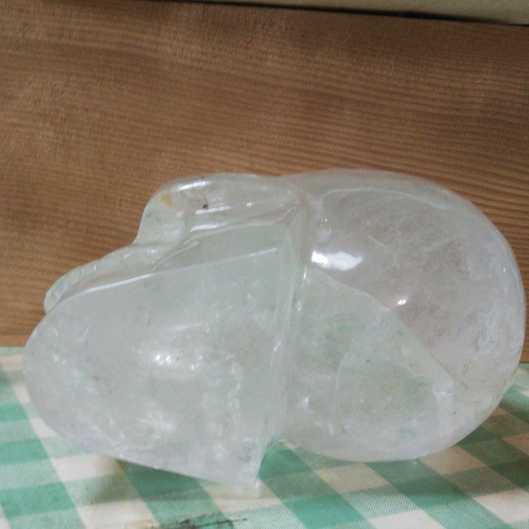 天然水晶 ドクロ 置物 サイズ大