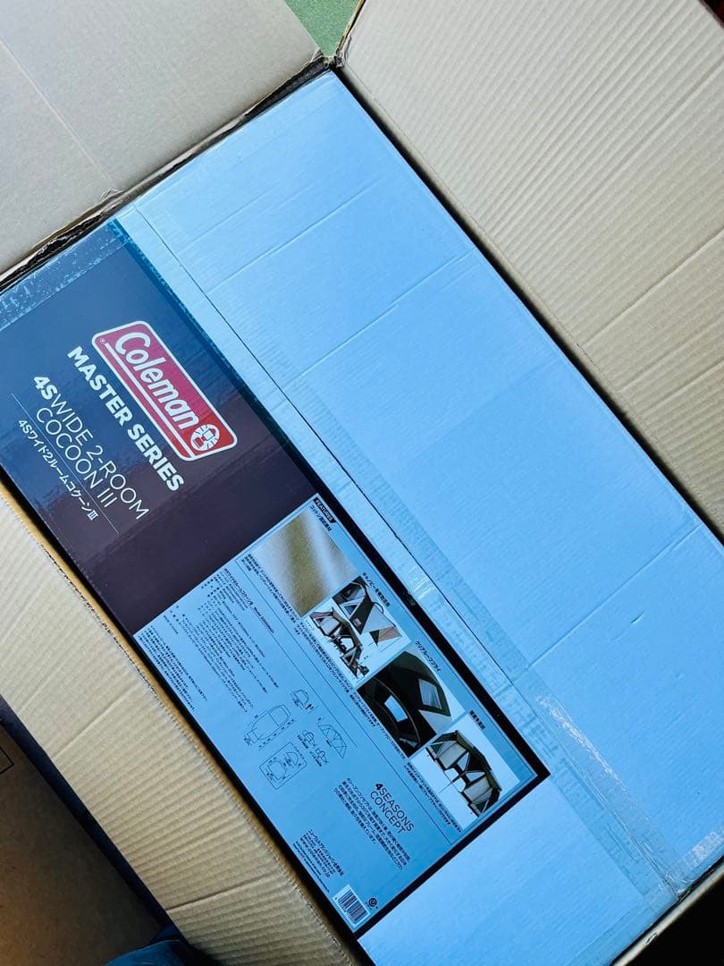 新品未開封　コクーン3 コールマン 4Sワイド2ルーム　COLEMAN 箱少し傷