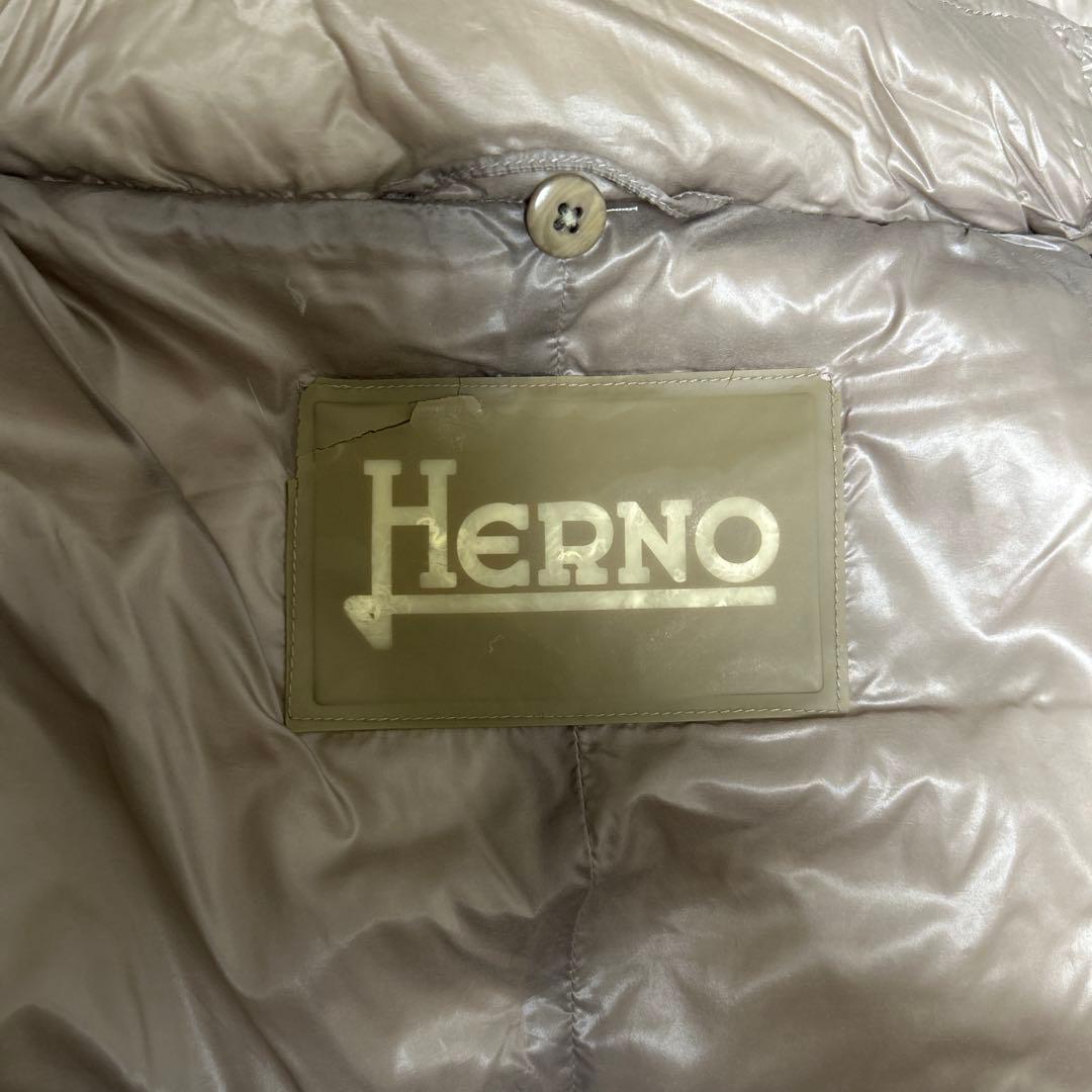 HERNO ラビットファーダウンコート